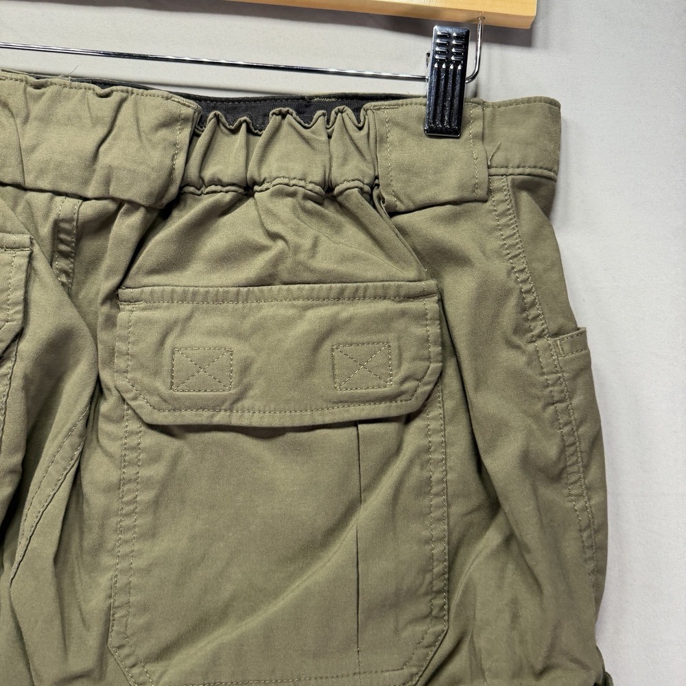 Duluth Trading Cargo Pants Men Large 34x34 Nylon Work Forest Green Dad Hike Camp - Picture 8 of 14